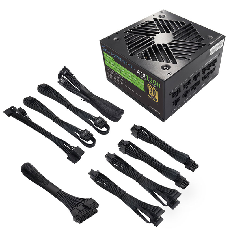 Pc Gaming Fullset - PCIE 5.0 1200 ワット PC 電源フルモジュラー