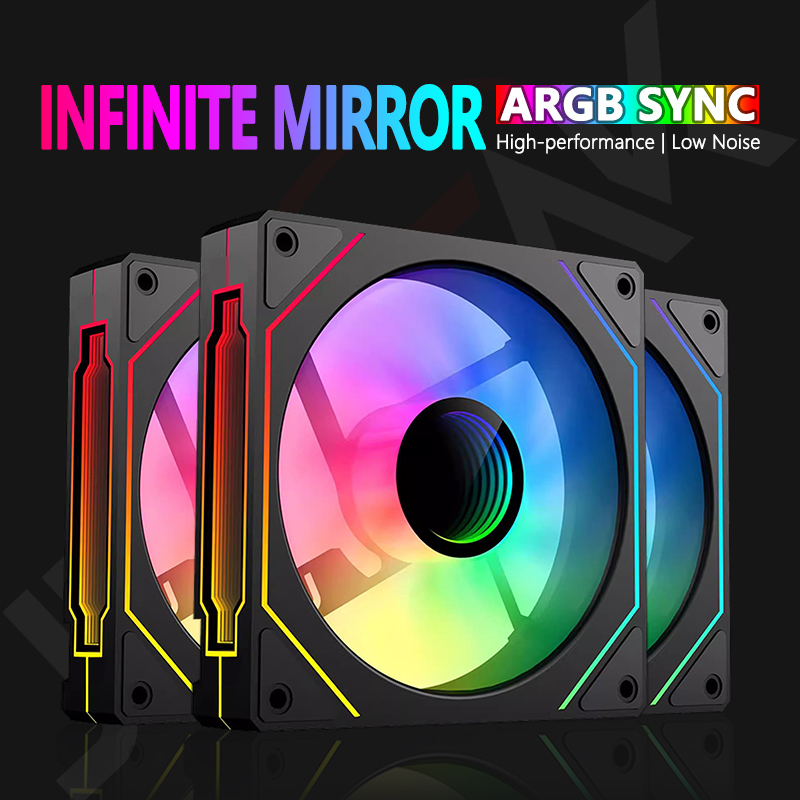 Pc Water Cooling - JUMPEAK MS120 120 ミリメートルケースファン 5V ARGB