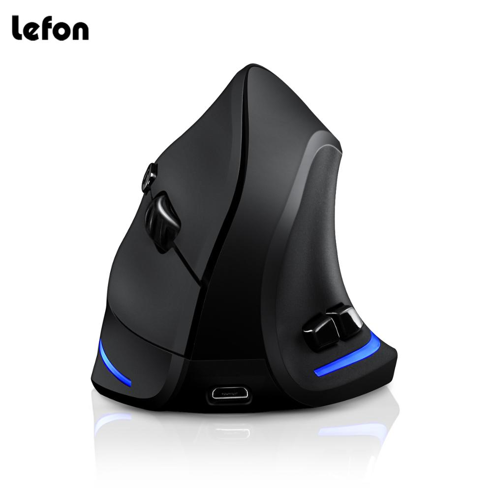 Pc Gaming X3D - Lefon F35 ワイヤレスマウス 垂直充電式エルゴノミクスマウス 2400 DPI