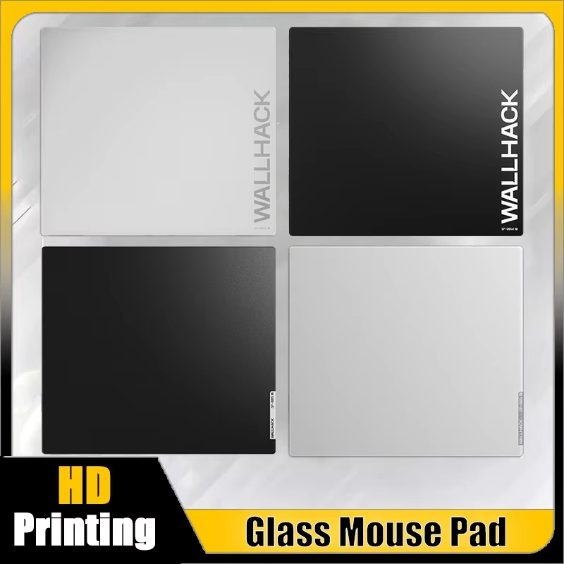 Fps Gaming Mouse - W-Wallhack SP004 SP005 YUME 強化ガラスゲーミングマウスパッドつや消し表面FPSゲームオフィスデスクトップカスタムマットアクセサリー