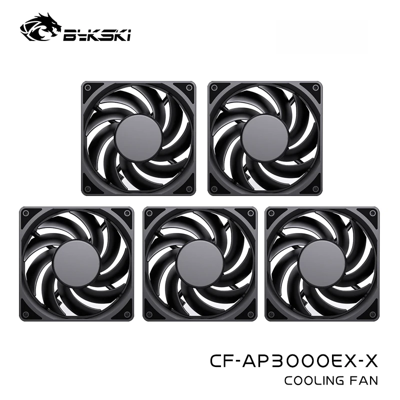 Pc Water Cooling - Bykski-冷却ラジエーターファン,コンピューターケース,ヒートシンクサポート,pwm,CF-AP3000EX-X, CF-RBW3000EX-X, 120mm, 3008rpm