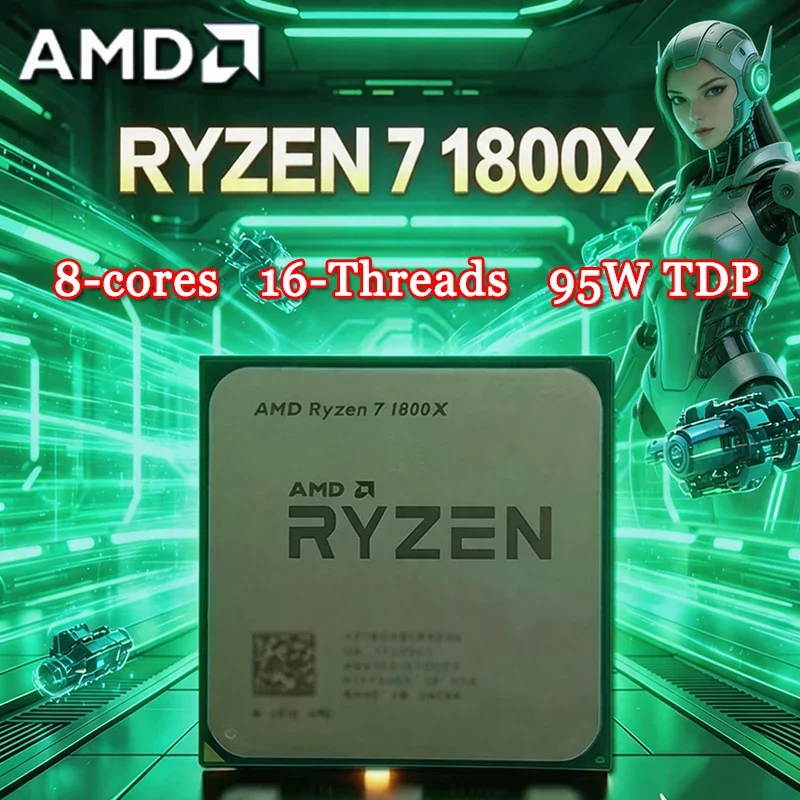 Amd Cpu Ryzen 7 - AMD Ryzen 7 1800X CPU R7