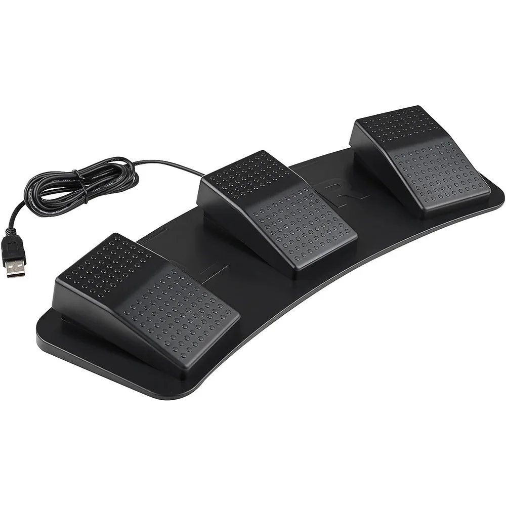 Usb Foot Pedal Gaming - USB トリプルフットスイッチペダル 3 キープログラマブルキーボードマウスコントローラー PC ゲームマルチメディアアクション