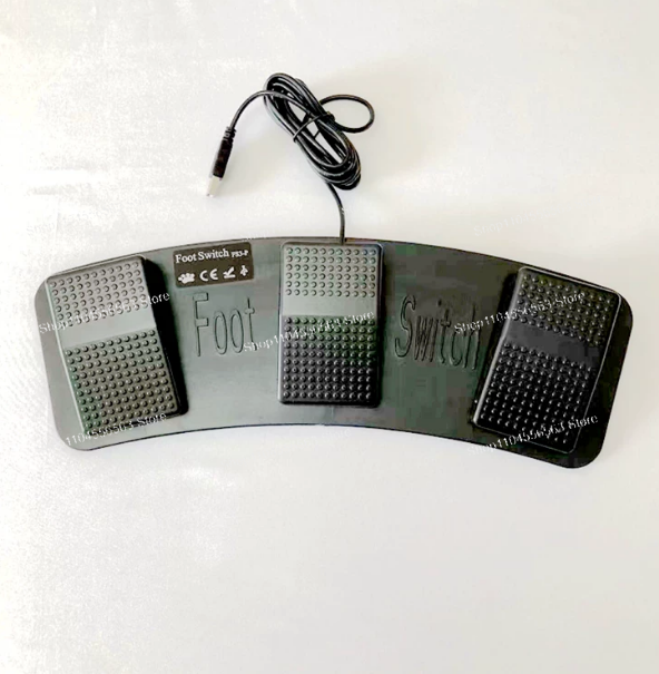 Usb Foot Pedal Gaming - USB 3ペダルフットスイッチ、ゲームや医療画像撮影用のプログラム可能なカスタムキー、キーボードマウスエミュレーター