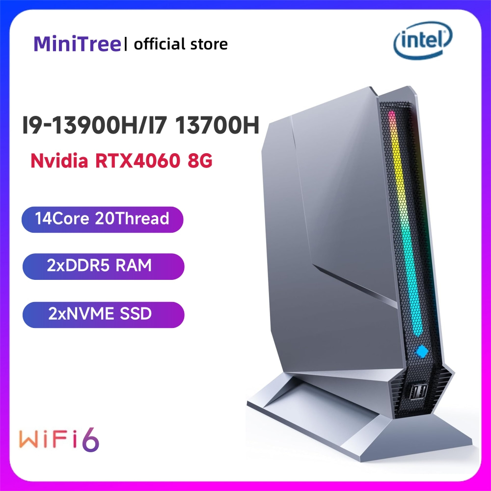 Pc Gaming Nvidia - デスクトップミニゲーミングコンピューター Core i9-13900H Nvidia RTX4060 8G