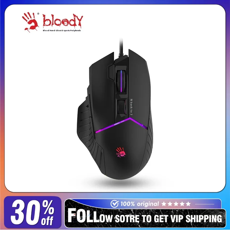 Pc Gaming X3D - A4tech Bloody W95MAX 有線マウス RGB 8