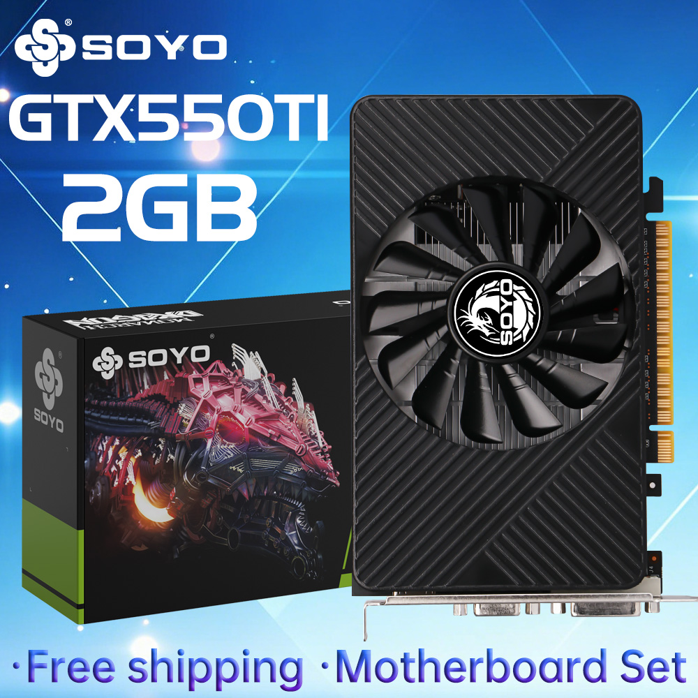 Pc Gaming Nvidia - SOYO GTX 550TI グラフィックスカード GDDR5 2GB