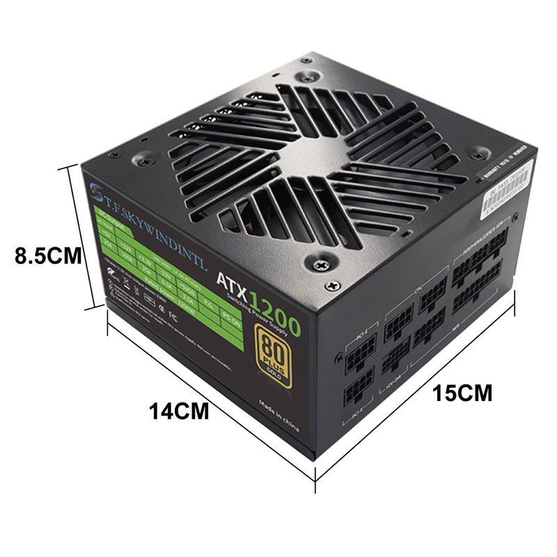 PCIE 5.0 1200 ワット PC 電源フルモジュラー - Pc Gaming Fullset のレビューと価格