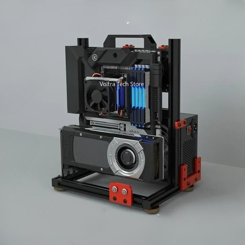 オープンエアコンピューターケースフレーム、ITX ATXマザ - Pc Water Cooling のレビューと価格
