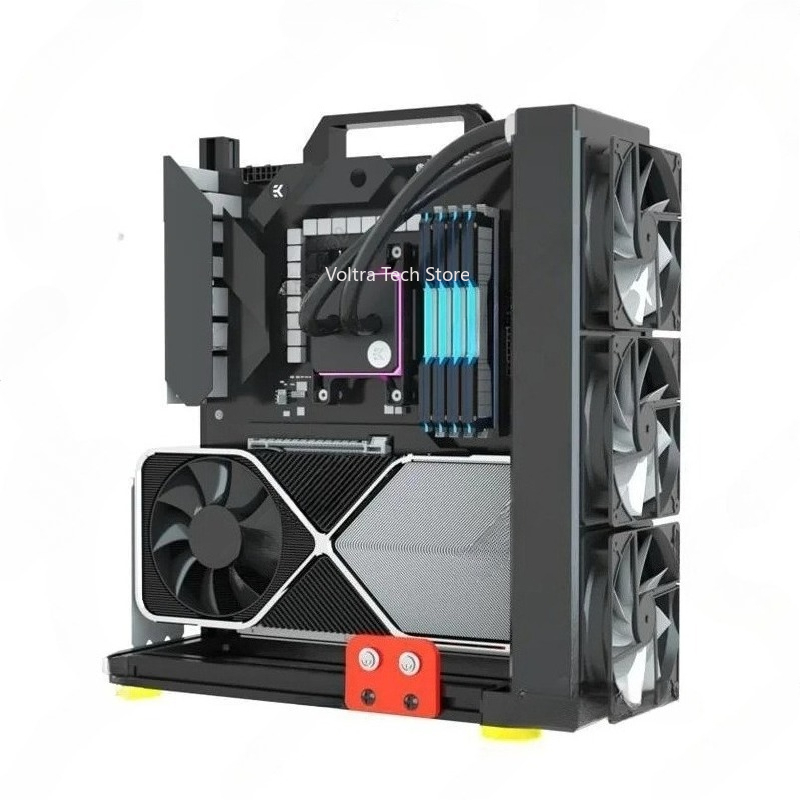 オープンエアコンピューターケースフレーム、ITX ATXマザ - Pc Water Cooling のレビューと価格