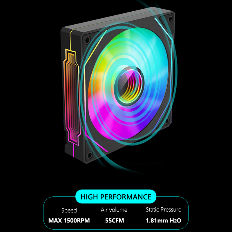 JUMPEAK MS120 120 ミリメートルケースファン - Pc Water Cooling のレビューと価格