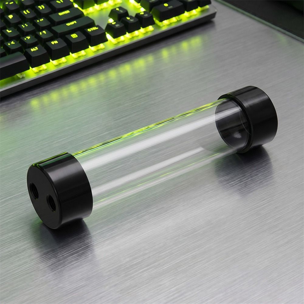 G1/4ネジ式コンピューター水冷タンク 透明 240mm長さ - Pc Water Cooling のレビューと価格