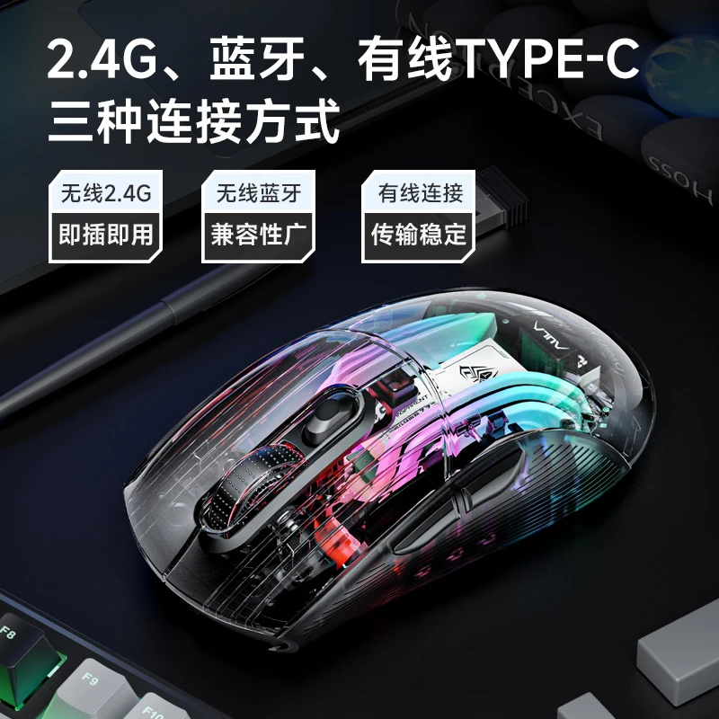 AULA SC630 透明ワイヤレスゲーミングマウス トライ - Pc Gaming X3D のレビューと価格