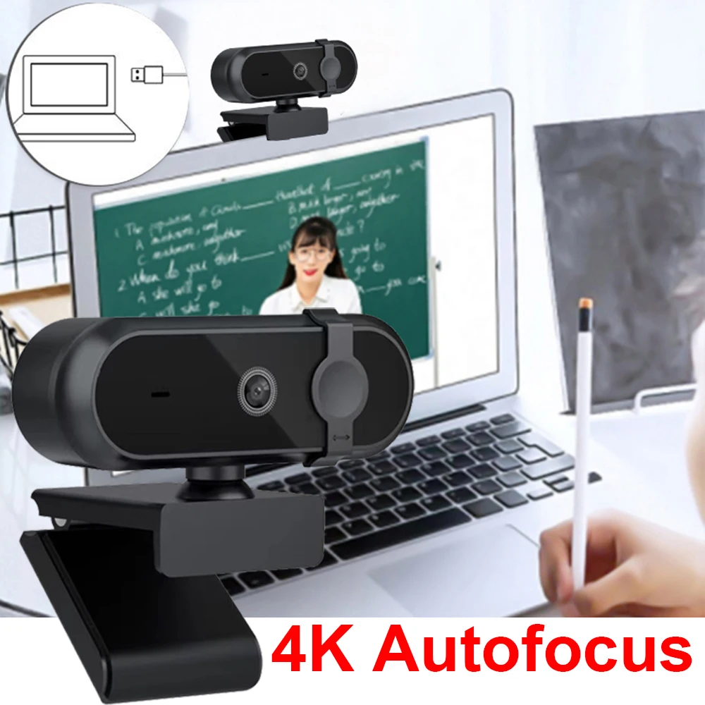 4K 2Kオートフォーカスウェブカメラ 30fps フルHD - Pc Gaming Fullset のレビューと価格