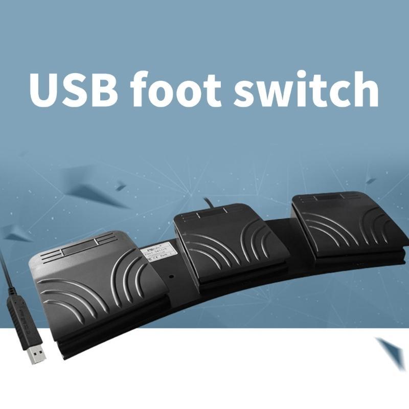 マルチメディアおよび機器制御用のカスタマイズ可能なマクロを備 - Usb Foot Pedal Gaming のレビューと価格