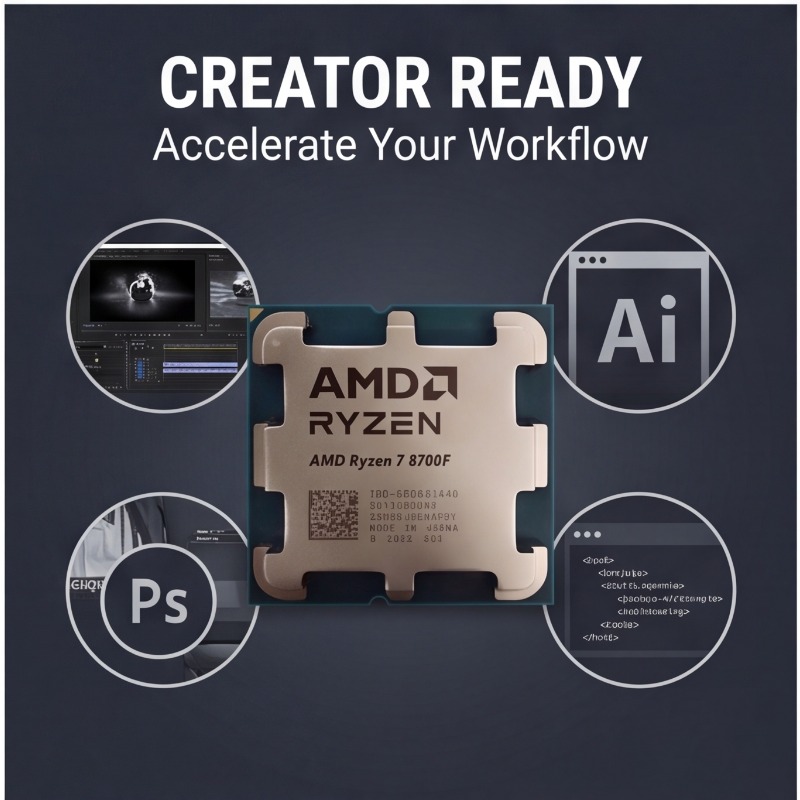 AMD Ryzen 7 8700F デスクトップCPU 4n - Amd Cpu Ryzen 7 のレビューと価格