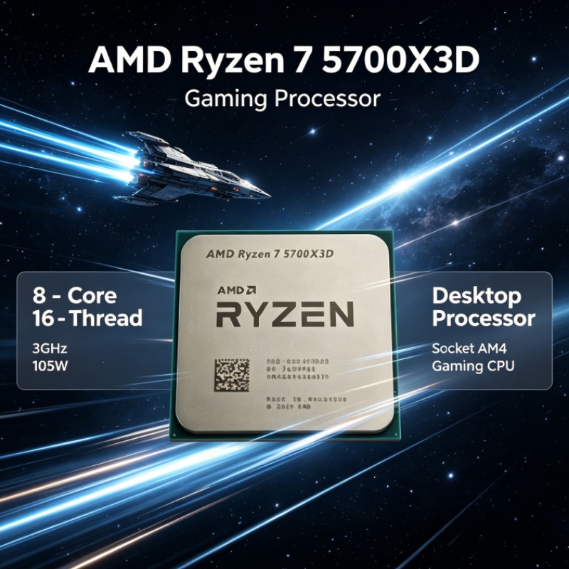 Ryzen 7 5700X3D AMDソケットAM4デスクト - Amd Cpu Ryzen 7 のレビューと価格