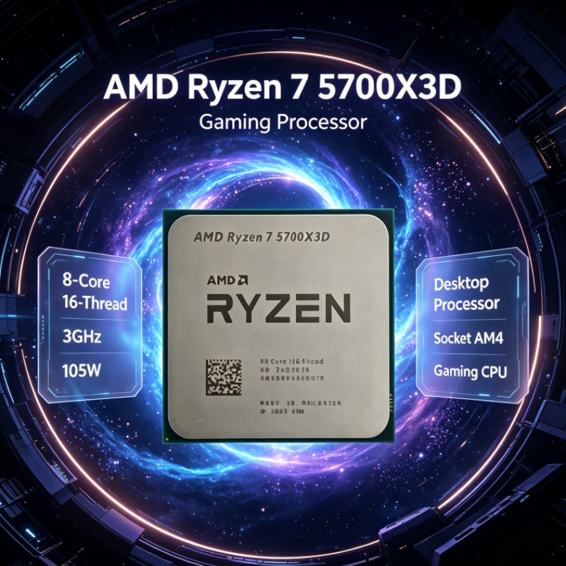 Ryzen 7 5700X3D AMDソケットAM4デスクト - Amd Cpu Ryzen 7 のレビューと価格