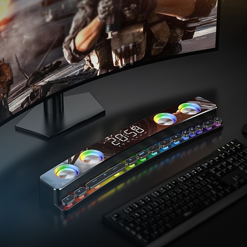 Bluetooth ゲーミングスピーカーワイヤレスステレオ  - Pc Gaming X3D のレビューと価格