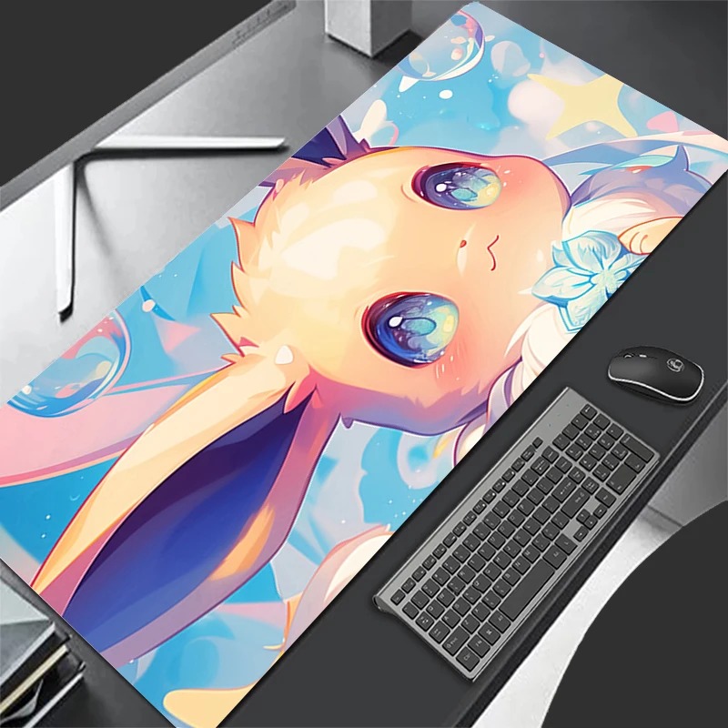 P-ポケモン イーブイ アニメ ゲーミングマウスパッド、拡張 - Pc Gaming Handheld のレビューと価格
