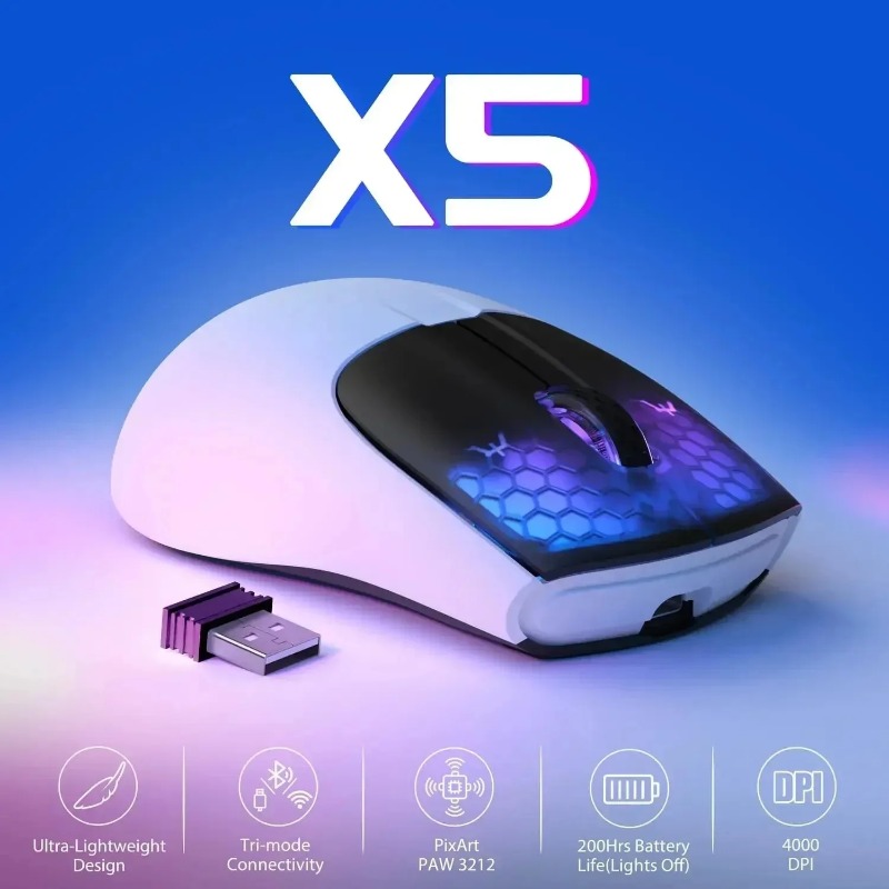 ATTACK SHARK X5 ワイヤレスゲーミングマウス  - Pc Gaming X3D のレビューと価格