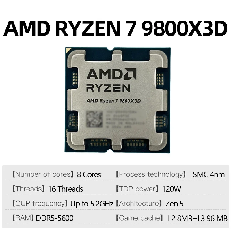 AMD Ryzen 7 9800X3D R7 9800X3D - Amd Cpu Ryzen 7 のレビューと価格