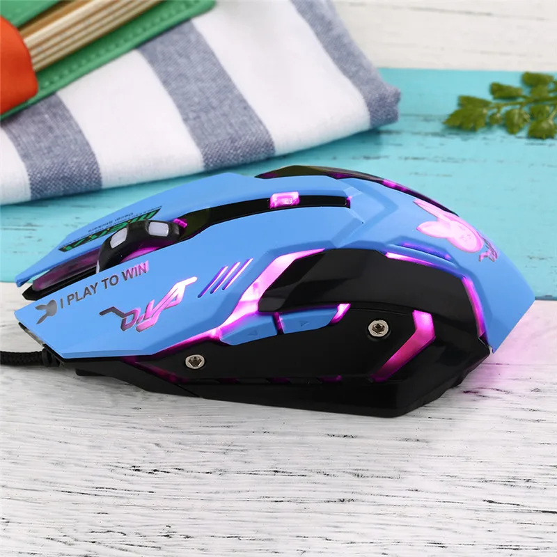 OW 6ボタン ブリージングLEDバックライト ゲーミングマ - Pc Gaming X3D のレビューと価格