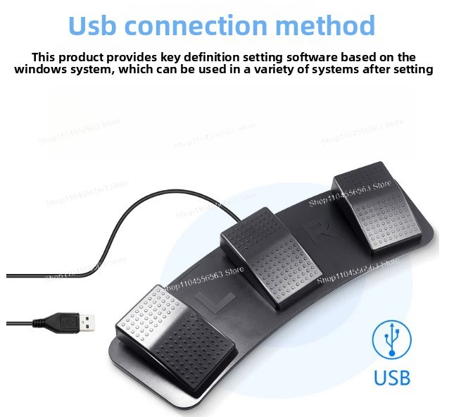 USB 3ペダルフットスイッチ、ゲームや医療画像撮影用のプロ - Usb Foot Pedal Gaming のレビューと価格