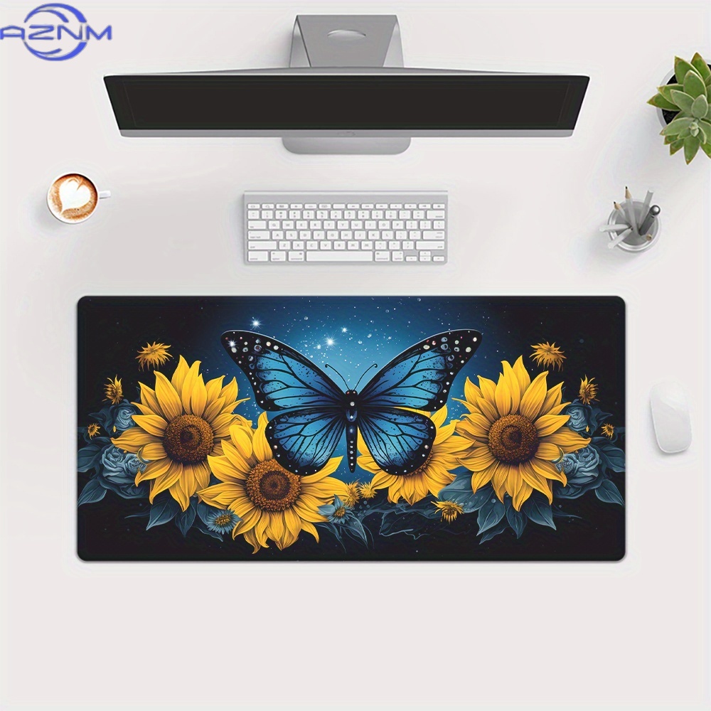 1pc バタフライサンフラワーステレオクリエイティブ壁紙マウ - Pc Gaming Wallpaper のレビューと価格