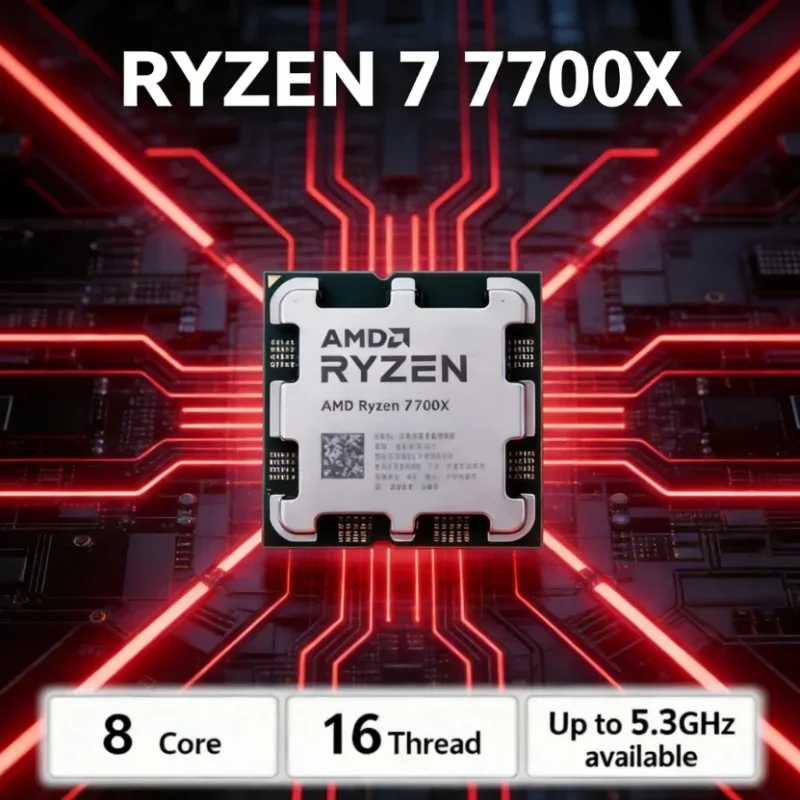 AMD Ryzen 7 7700X R7 7700X 8コア - Amd Cpu Ryzen 7 のレビューと価格