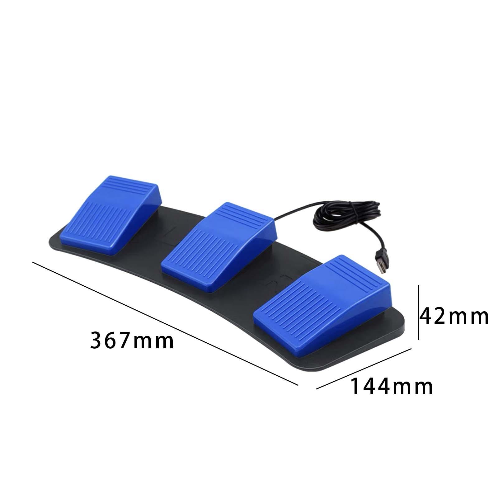 USB フットスイッチ コントロール ペダル USB トリプ - Usb Foot Pedal Gaming のレビューと価格
