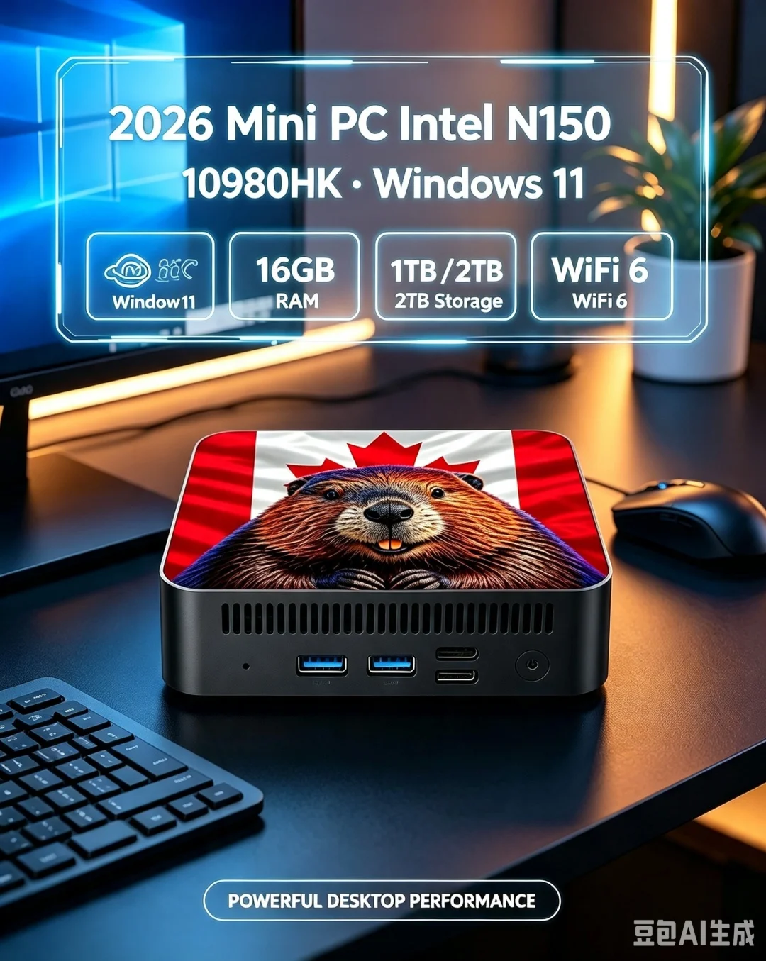 ミニPC Windows 11 インテルN150 デスクトッ - Pc Gaming Ram 32Gb のレビューと価格
