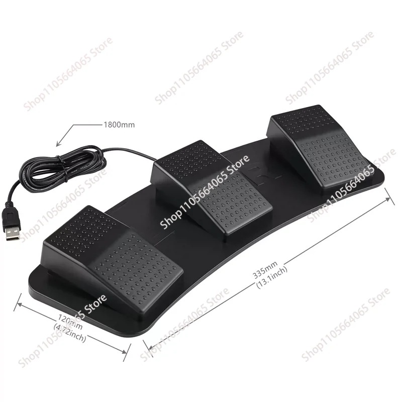 USB 3ペダルフットスイッチ、ゲームや医療画像撮影用のプロ - Usb Foot Pedal Gaming のレビューと価格