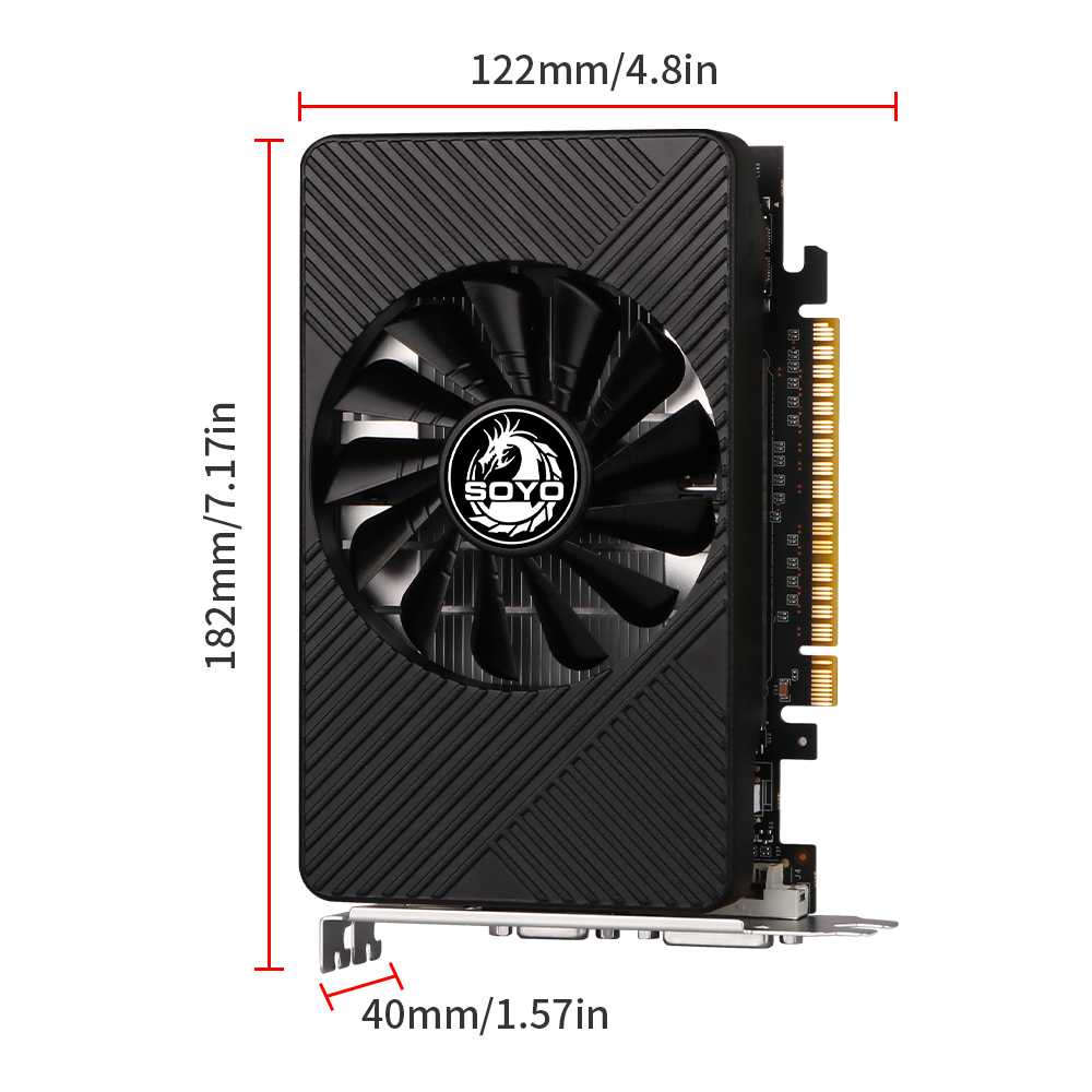 SOYO GTX 550TI グラフィックスカード GDDR - Pc Gaming Nvidia のレビューと価格