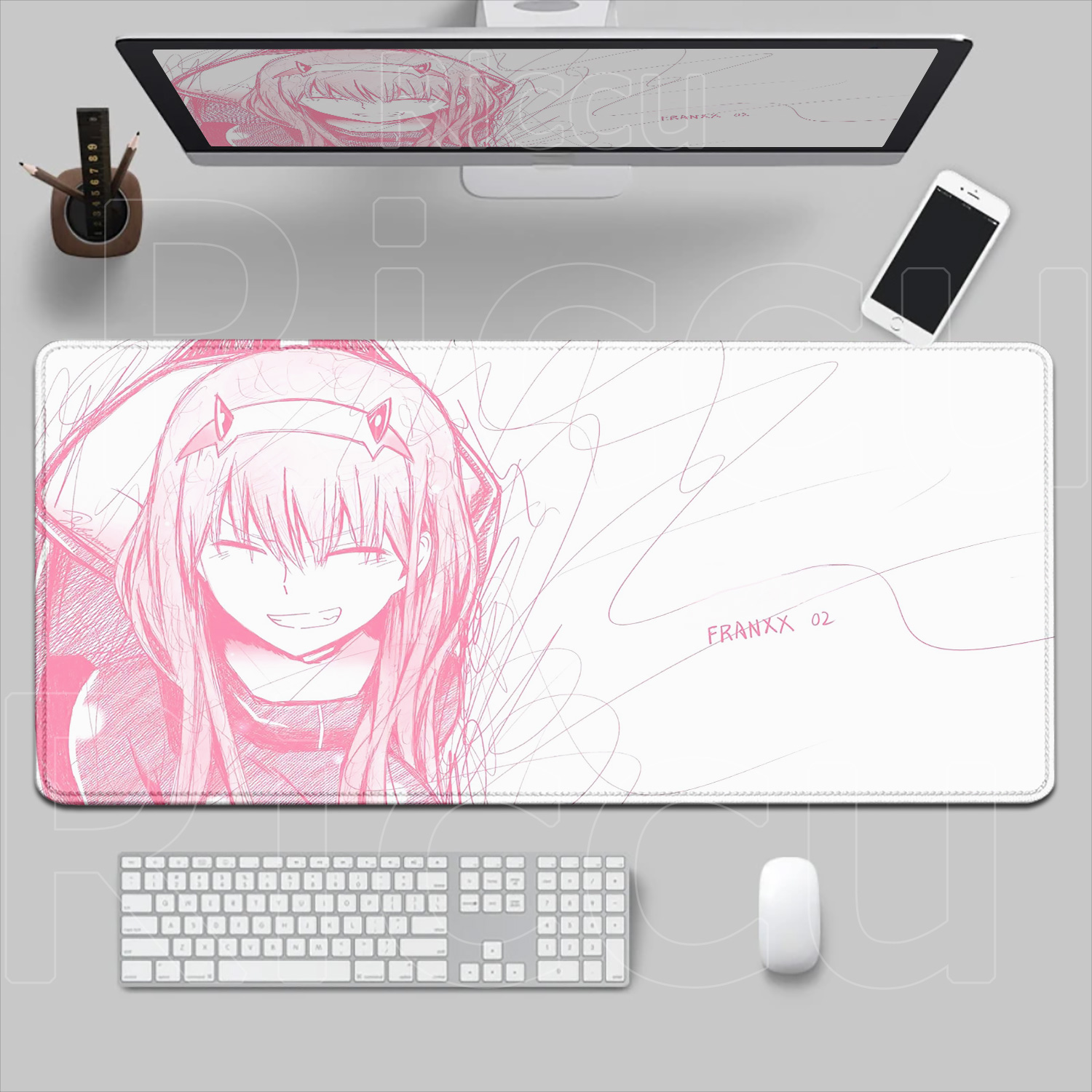 壁紙絶妙な糸ドラフトガールマウスパッドアニメゲームマウスパッ - Pc Gaming Wallpaper のレビューと価格