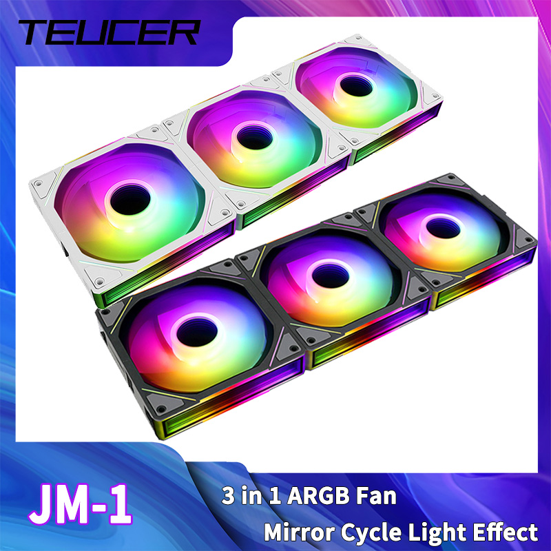 TEUCER JM-1 コンピュータケースファン ARGB  - Pc Water Cooling のレビューと価格