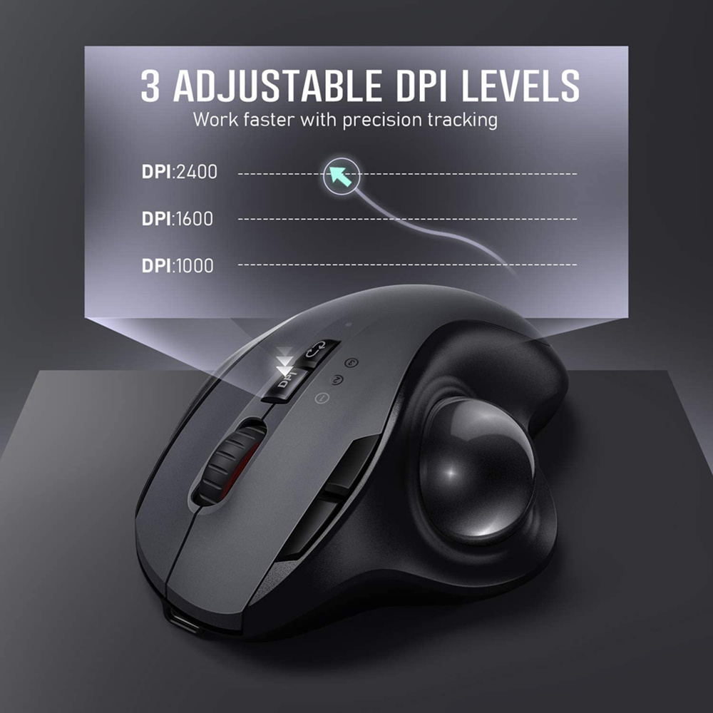 Jomaa トラックボールマウス Bluetooth + 2 - Pc Gaming X3D のレビューと価格