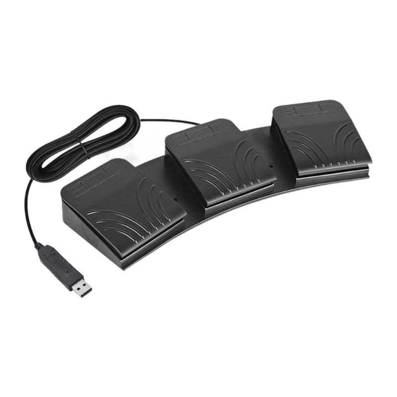 PC ゲームオフィス制御産業プログラマブル用トリプル ペダル - Usb Foot Pedal Gaming のレビューと価格