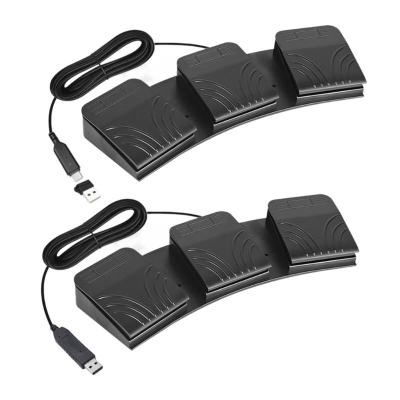 PC ゲームオフィス制御産業プログラマブル用トリプル ペダル - Usb Foot Pedal Gaming のレビューと価格