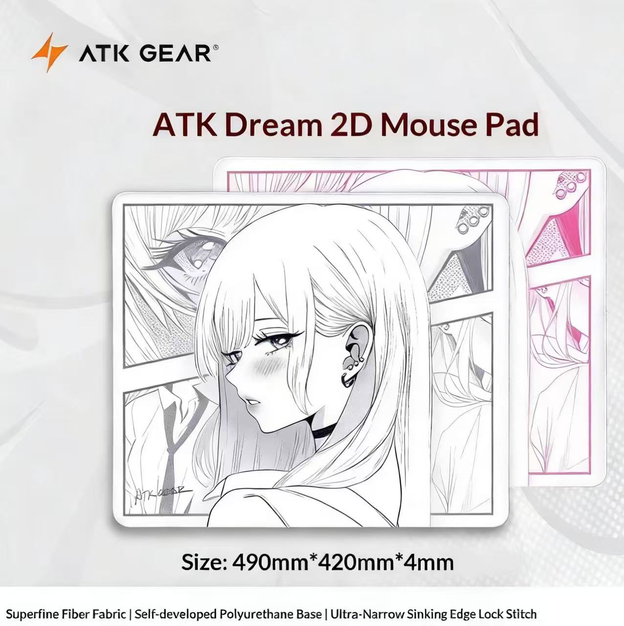 本物の ATK ドリームアニメ大型ニュートラルマウスパッド  - Fps Gaming Mouse のレビューと価格
