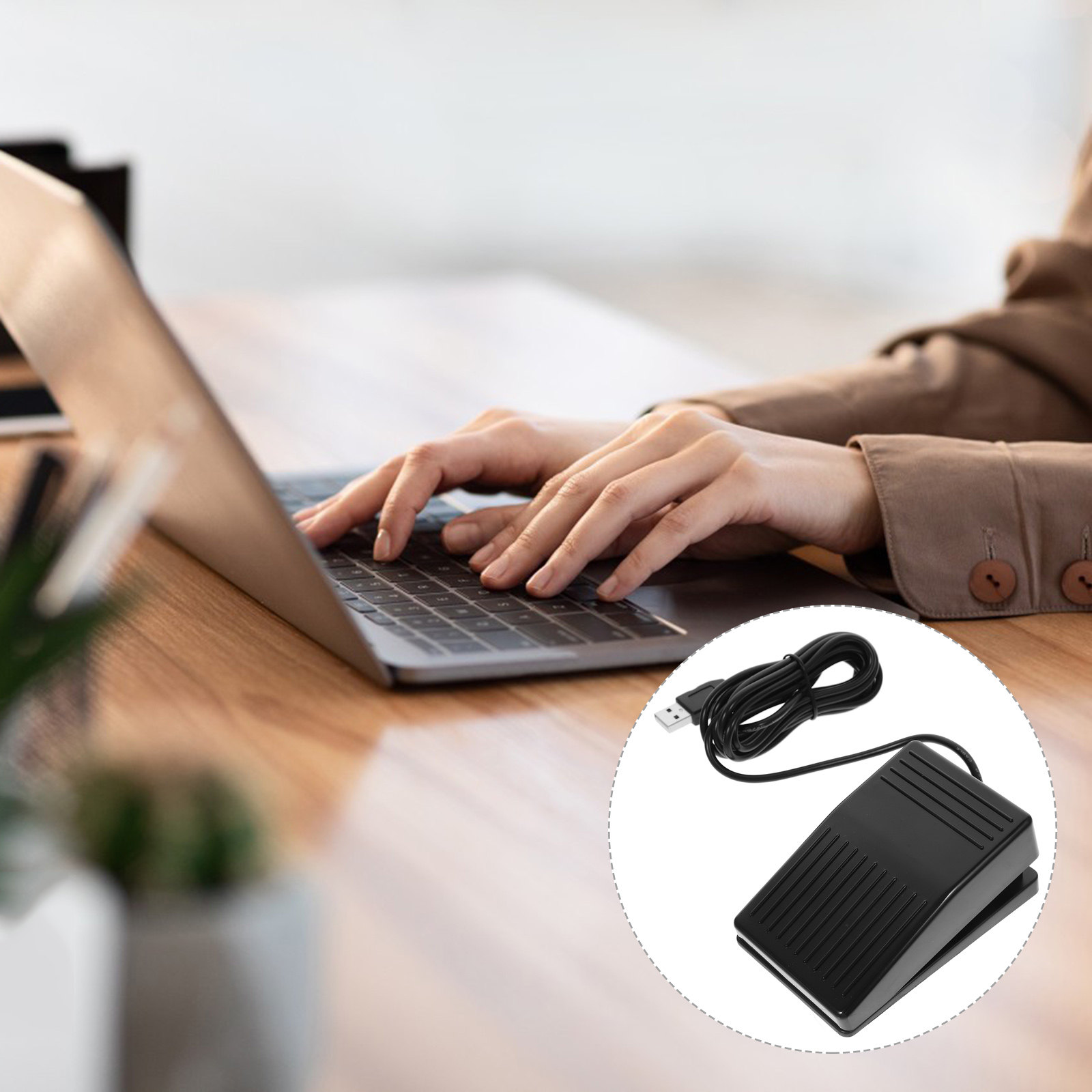 USBシングルフットスイッチ プラスチック製フットペダル モ - Usb Foot Pedal Gaming のレビューと価格